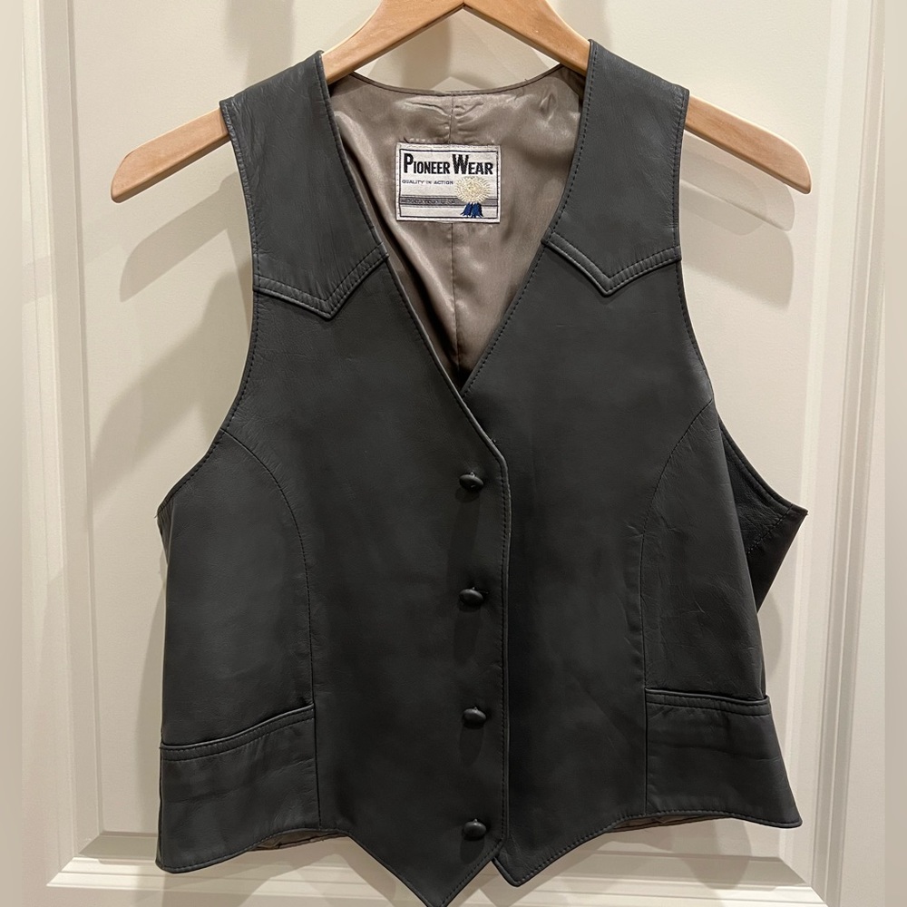 Pioneer Wear Vintage Leather Vest